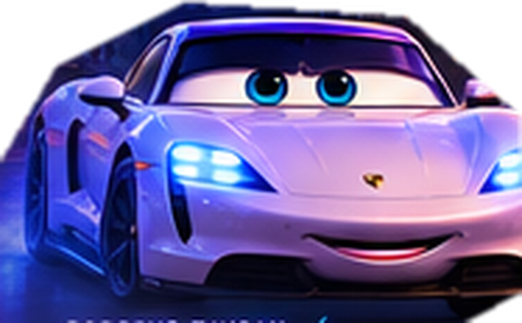 Animated Porsche Taycan